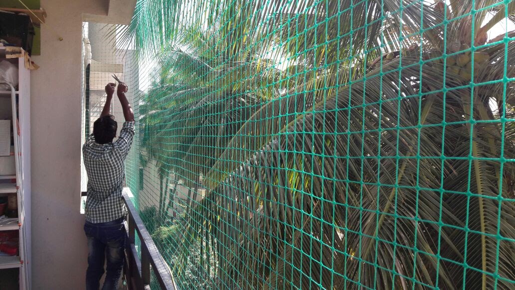 Monkey Safety Nets In Hyderabad | Call 6362616292 | Ideal Bird Netting